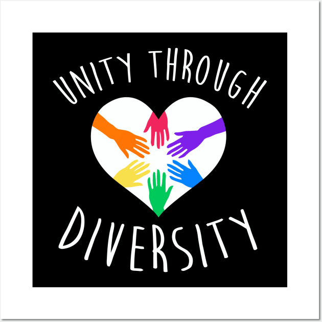 Unity Through Diversity Differences Celebrate Wall Art by tanambos